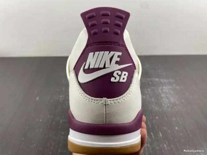 MaikeSneakers x Jordan 4 Sapphire DR5415-102 Red SB 0529